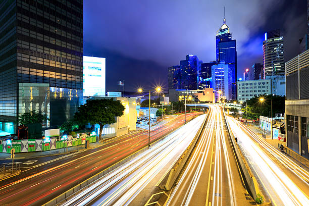 istock City at night with traffic trails 171583790