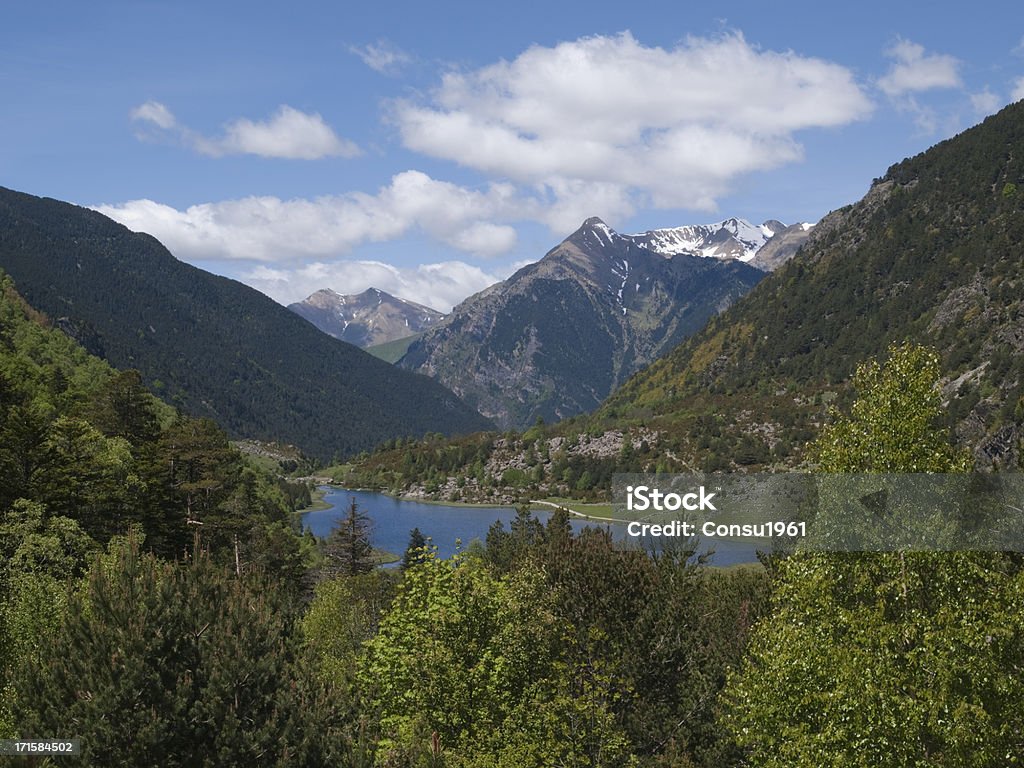 Park National Aigüestortes Lake Llebreta, at the Park Nacional of AigAestortes, LArida's province, Catalonia, Spain Beauty In Nature Stock Photo