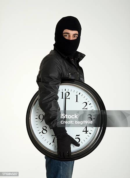 Time Thief Stock Photo - Download Image Now - Thief, Time, Balaclava