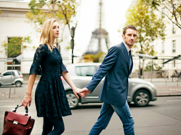 istock Elegant couple in Paris 171584875