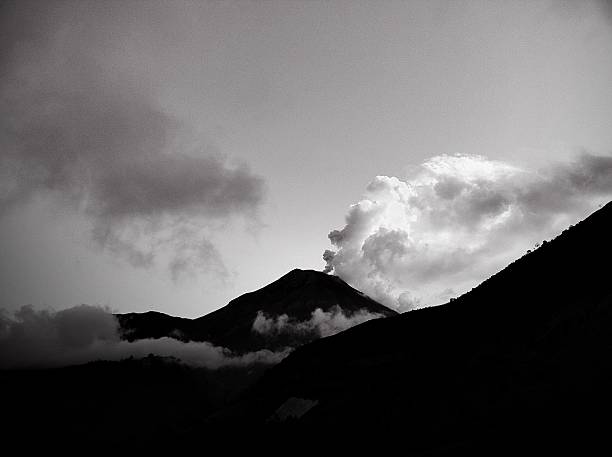 Tungurahua- active volcano in Ecuador, Latin America
