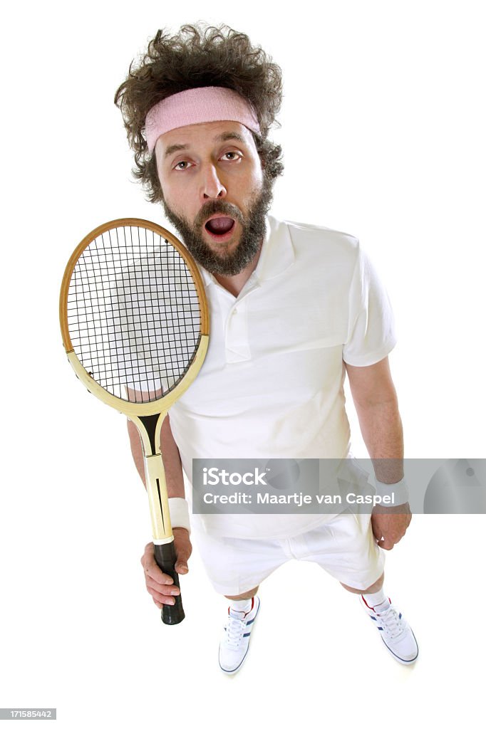 Engraçado aborrece-Jogador de ténis - Royalty-free Tédio Foto de stock