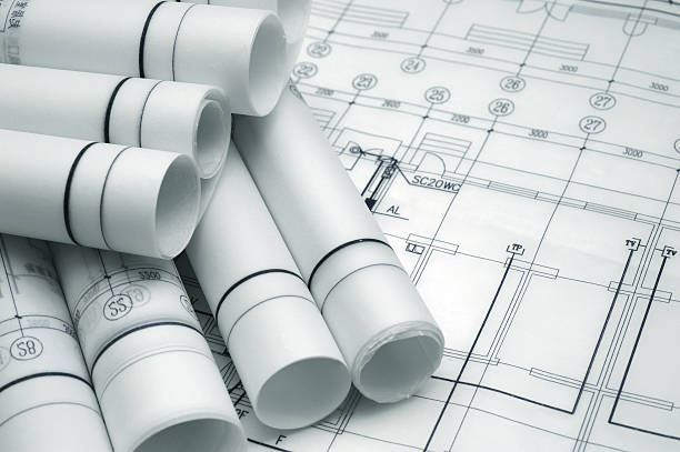 istock Blueprint-Document Paper For Atchitecture Business Industry 171585537