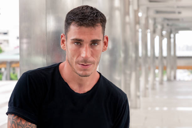 istock Caucasian man with tattoos 171585734