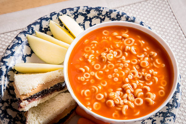 istock Spaghetti with Peanut Butter and Jelly Sandwich 171585944