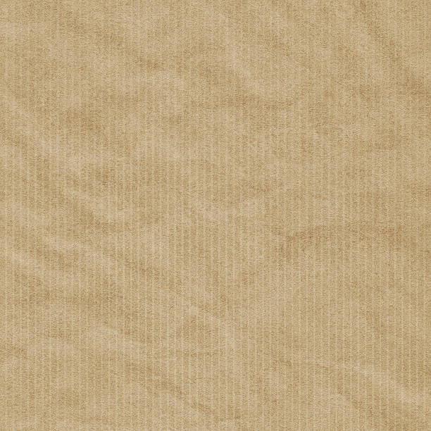 wysokiej rozdzielczości z recyklingu papier pakowy brązowy paski tekstura płótna - paper brown paper textured striped zdjęcia i obrazy z banku zdjęć