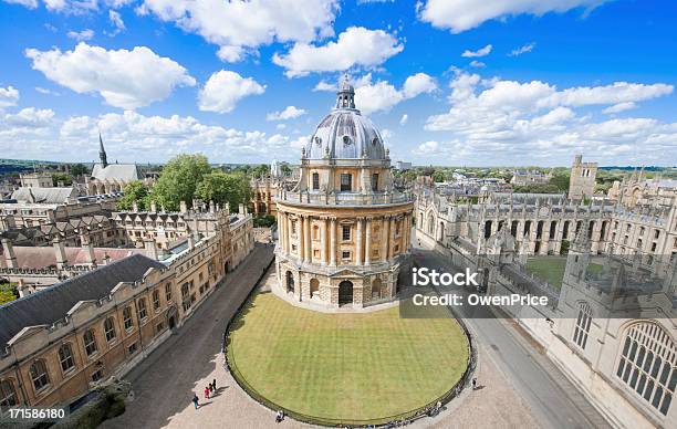 Sunny Day At Radcliffe Camera In Oxford Uk Stock Photo - Download Image Now - Oxford University, Oxford - England, Radcliffe Camera