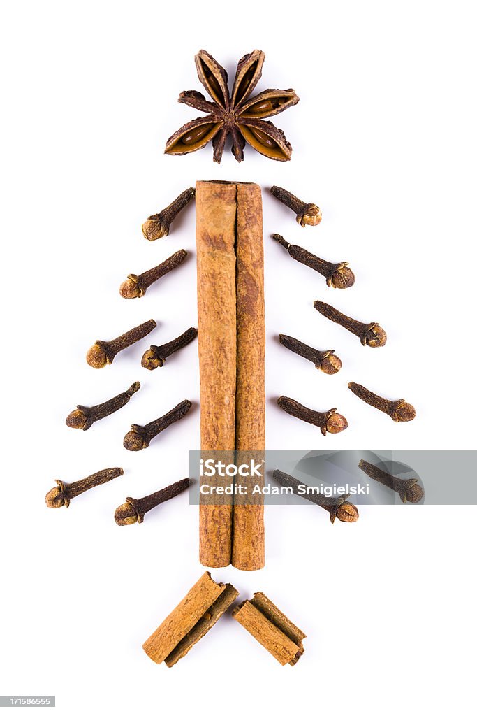 Рождественская ёлка - Стоковые фото Корица роялти-фри