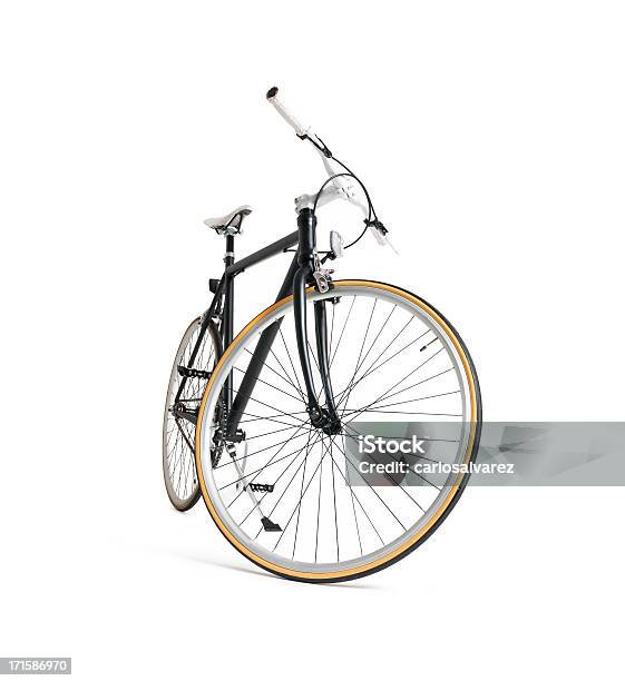 Черный Fixie Велосипед Вид Спереди — стоковые фотографии и другие картинки Двухколёсный велосипед - Двухколёсный велосипед, Кататься на велосипеде, Вид спереди