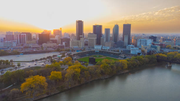 istock Night view of Winnipeg - Manitoba - Canada 1715870365