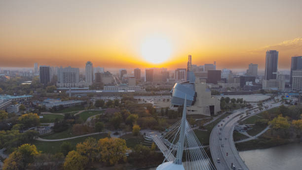 istock Night view of Winnipeg - Manitoba - Canada 1715870402