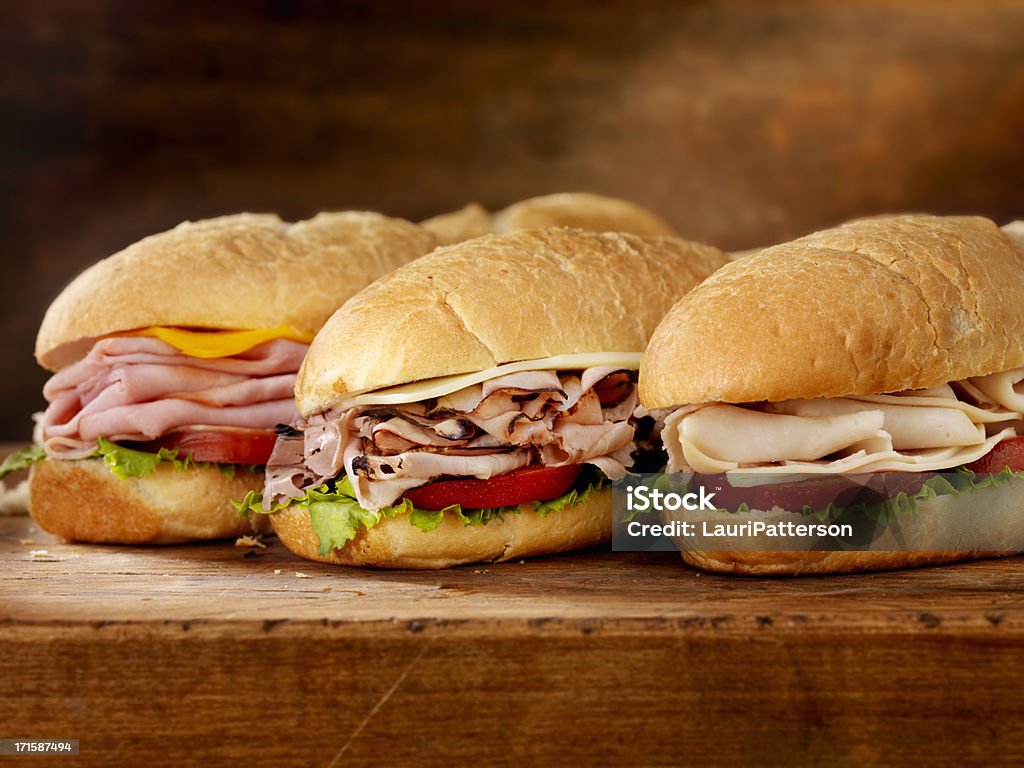 Tre piedi abbonamento - Foto stock royalty-free di Panino submarine