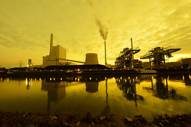 istock power plant at sunset 171587641