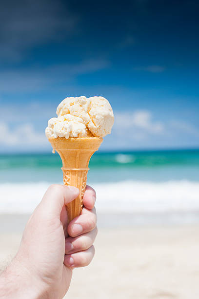 istock ice cream on sunny beach in St. Ives Cornwall 171587830