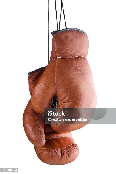 Oldfashioned Boxing Gloves Stock Photo - Download Image Now - Boxing Glove, Cut Out, Boxing - Sport