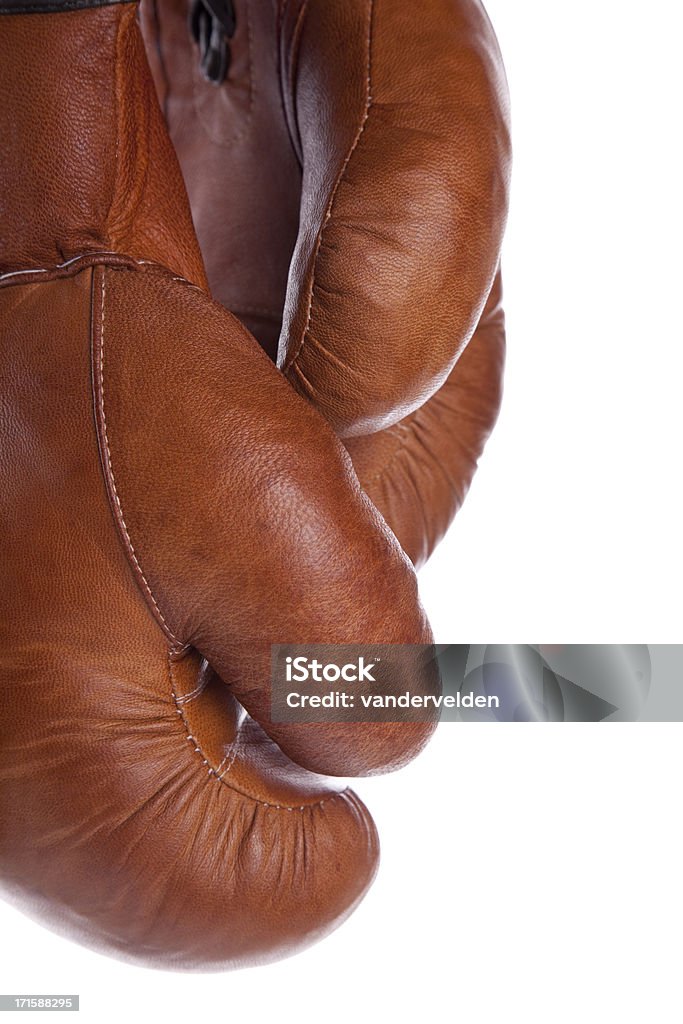 Moda antiga luvas de boxe - Foto de stock de Boxe - Esporte royalty-free