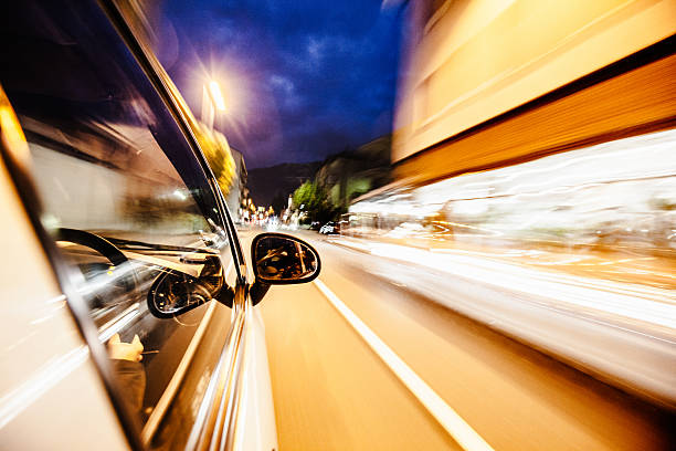 istock Urban Car at Night. Right guide 171588936