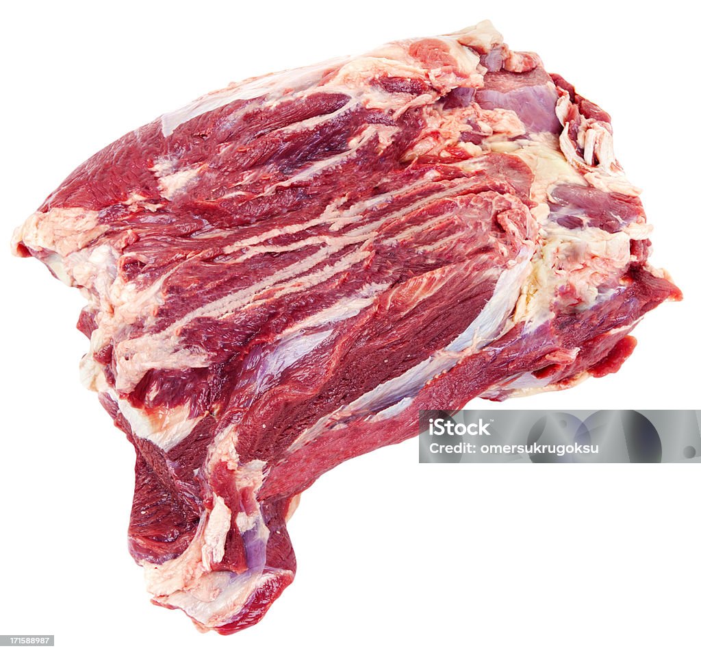 Casttle Ovarian Castle Ovarian meat on white background. MORE IMAGES...(you can see links to other categories via my main account page-About Me) Beef Stock Photo