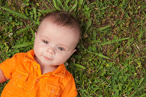 istock Three Month Old Twin Caucasian Baby Boy 171589077