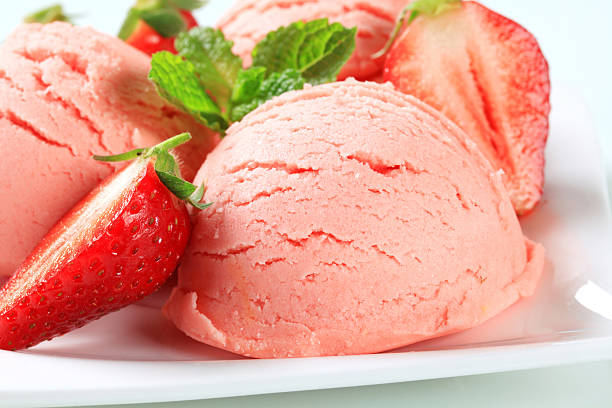 istock Scoops of strawberry icecream 171589207