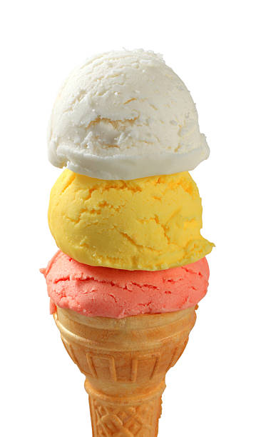 istock Scoops of icecream in a cone 171589656