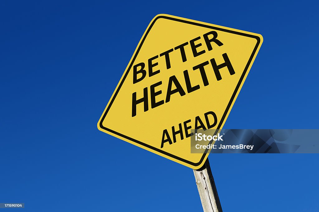 Better Health Ahead Sign Healthcare And Medicine Stock Photo
