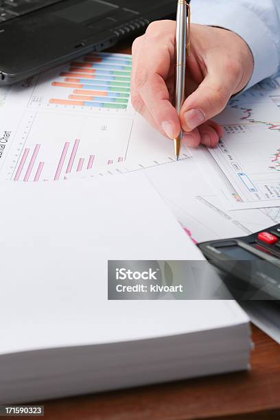 Financial Data Analyzing Stock Photo - Download Image Now - Bank Statement, Note Pad, Financial Advisor