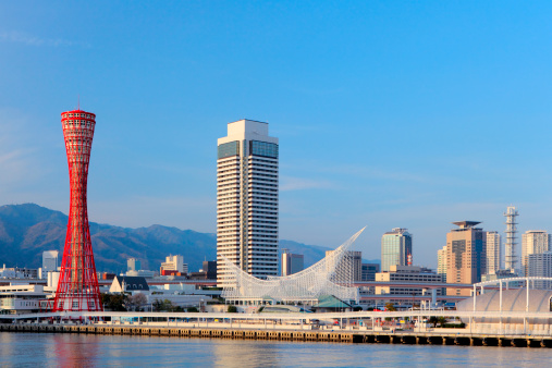 Kobe Harbor at daytime