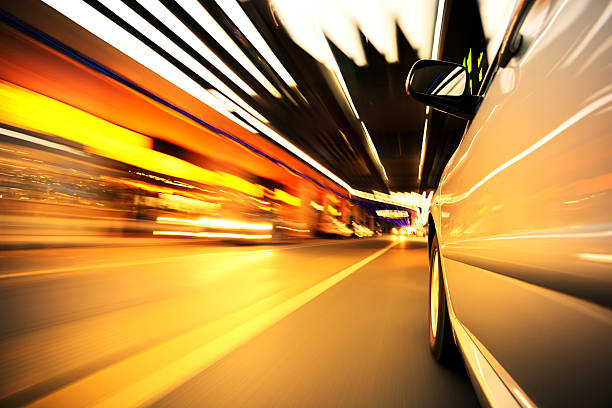 istock Speed driving at city street 171590733