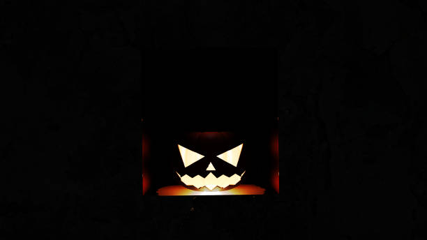 istock glowing halloween pumpkin lantern in the dark background 1715914389