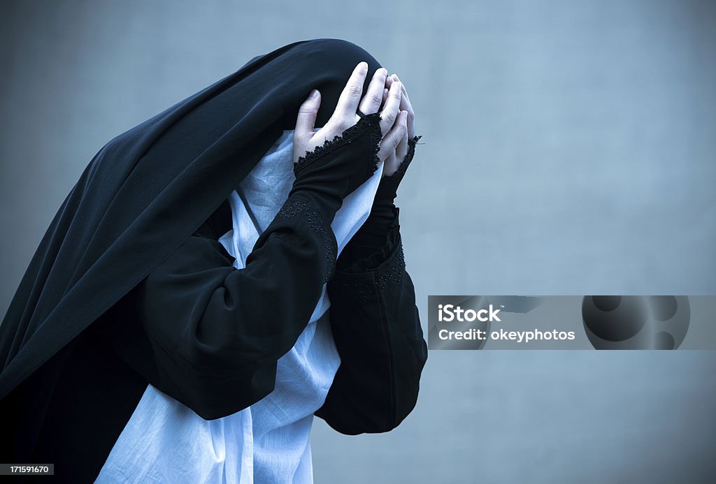 Unerkannter muslimische Frau weint - Lizenzfrei Aschura Stock-Foto