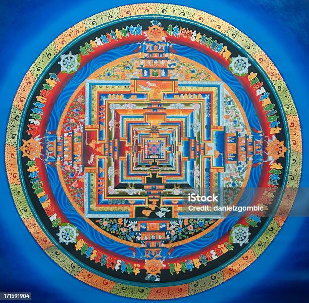 Tibetan Kalachakra Mandala Stock Photo - Download Image Now - Mandala, Tibet, Tibetan Culture