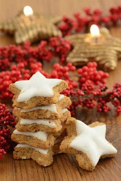 istock Christmas sweets like cinnamon pastry and candle 171591914