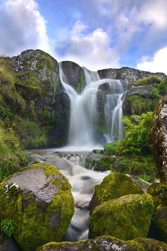 Svartafoss Waterfall just outside Tórshavn, Faroe Islands