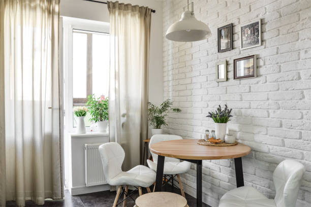 istock Interior of the kitchen in Scandinavian style 1715948073