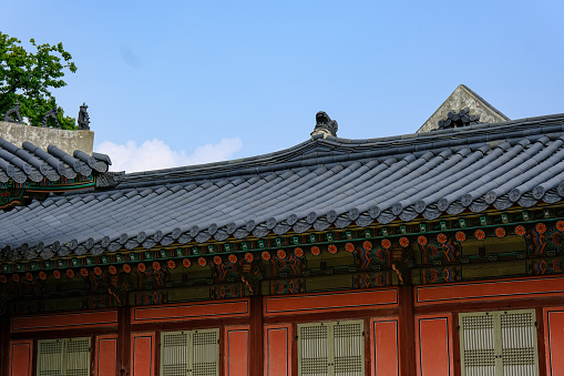 view at gyeongbokgung palace, historical landmark