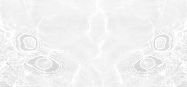 istock Defocus blurred transparent white colored clear calm water surface texture with splashes reflection. Trendy abstract nature background. Water waves in sunlight with copy space. Blue watercolor shine. 1716005446