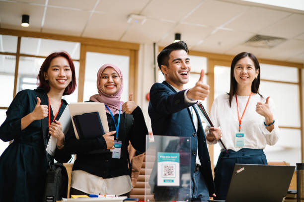 istock Best Multiracial Asian business team. 1716033721