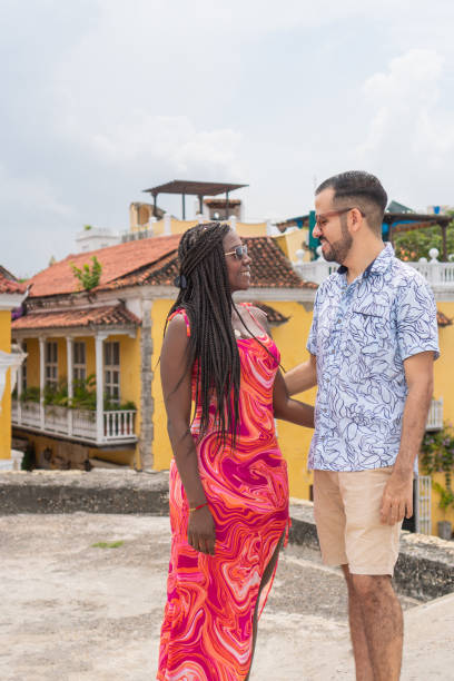 istock Multi-ethnic couple hanging out in Cartagena 1716043952