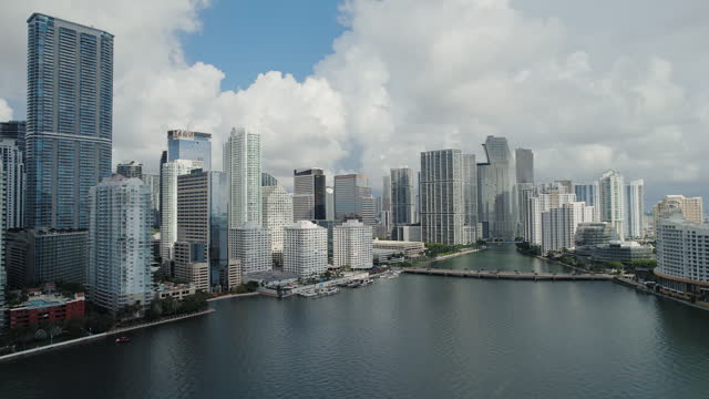 Brickell skyline, Biscayne Bay Miami