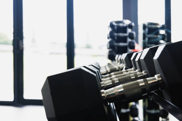 istock Dumbbells At gym 1716186069