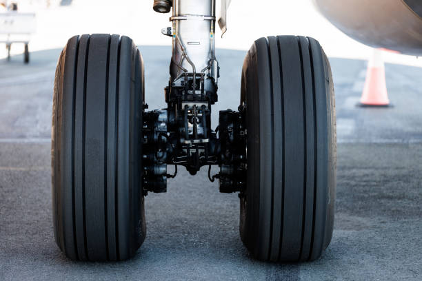 istock Passenger Jet Landing Gear 1716187019
