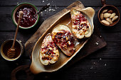 Baked Pear with Gorgonzola Cheese