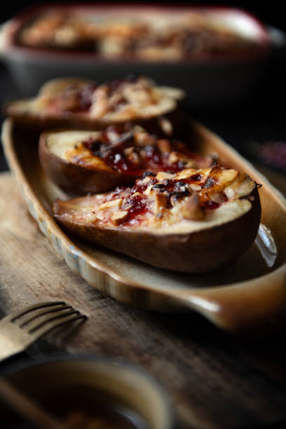 istock Baked Pear with Gorgonzola Cheese 1716312739