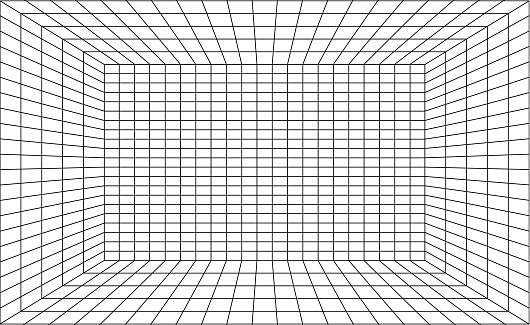 Perspective Grid Background 3d Vector Illustration Interior Design ...
