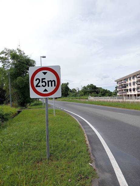 istock Road traffic sign board 2.5 meters high 1716378839