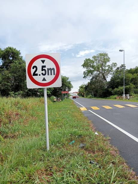 istock Road Traffic sign board 2.5 meters higher 1716378992