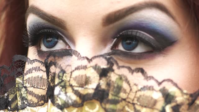 Young Gothic Woman's Eyes