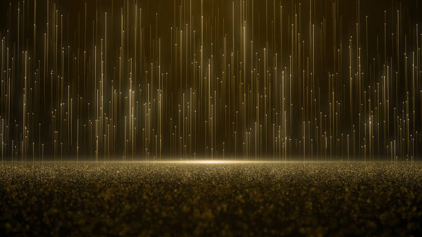istock Particles gold glitter bokeh award dust abstract background 1716395364