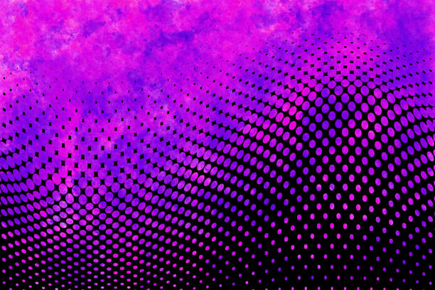 istock illustration of a halftone background with gradient and watercolor splashes on black 1716427095